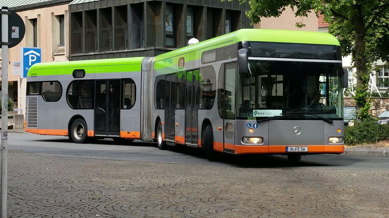 Ein ex ÜSTRA Irvine Citaro G hat sich in Minden verfahren