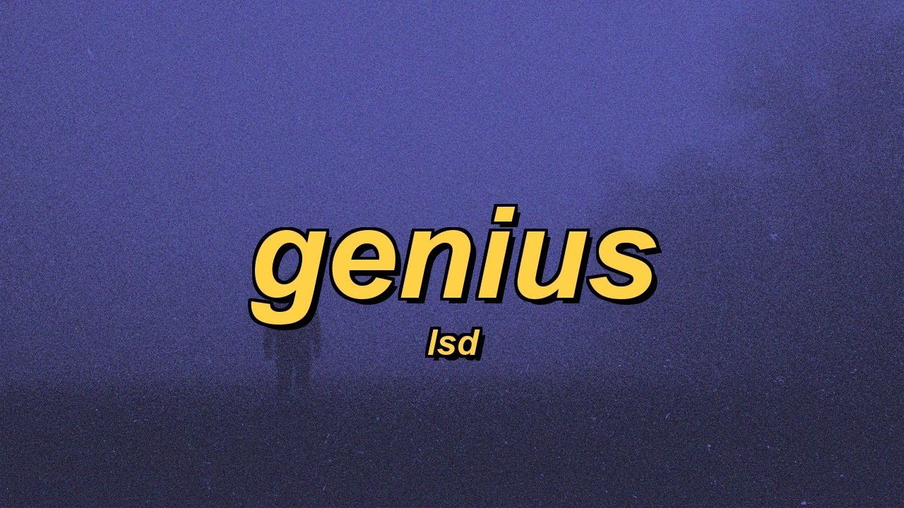 LSD - Genius (ft. Sia, Diplo & Labrinth) (slowed + reverb + lyrics)