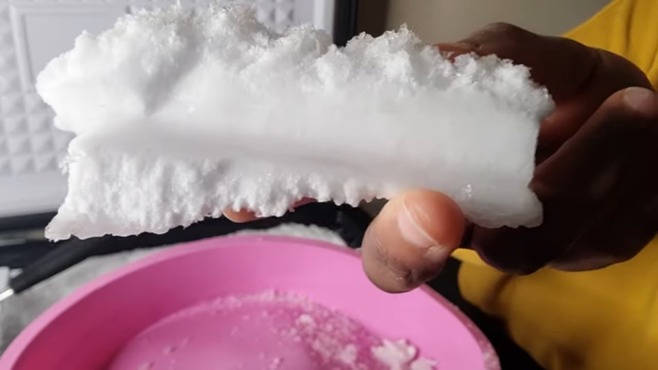 HUMIDIFIER DEEP FREEZER EDGES | THICK & CRUNCHY | #asmr #onlybites #asmreating