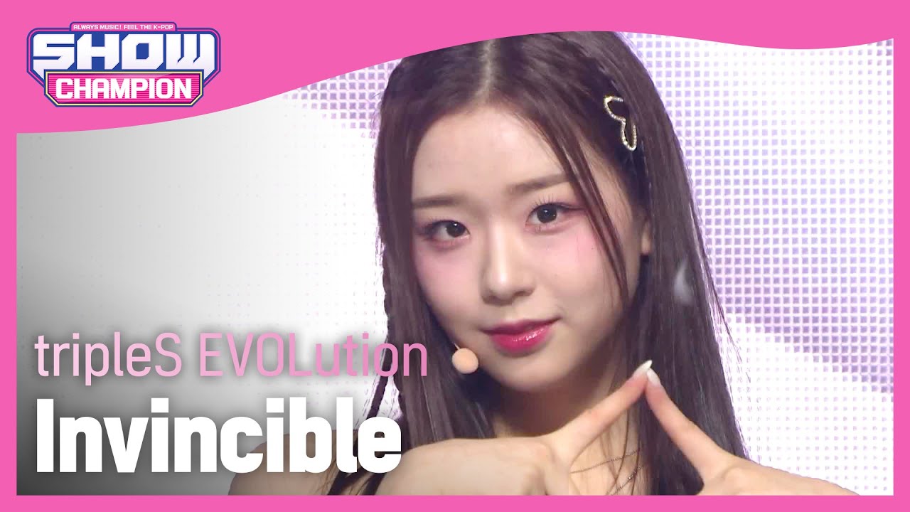 [COMEBACK] 트리플에스 에볼루션(tripleS EVOLution) - Invincible l Show Champion l EP.496 l 231018