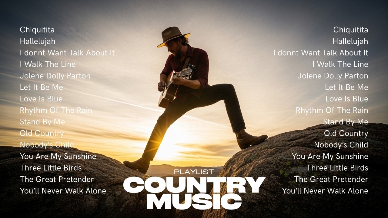 Top Country Music Playlist Golden Hour Acoustic Vibes