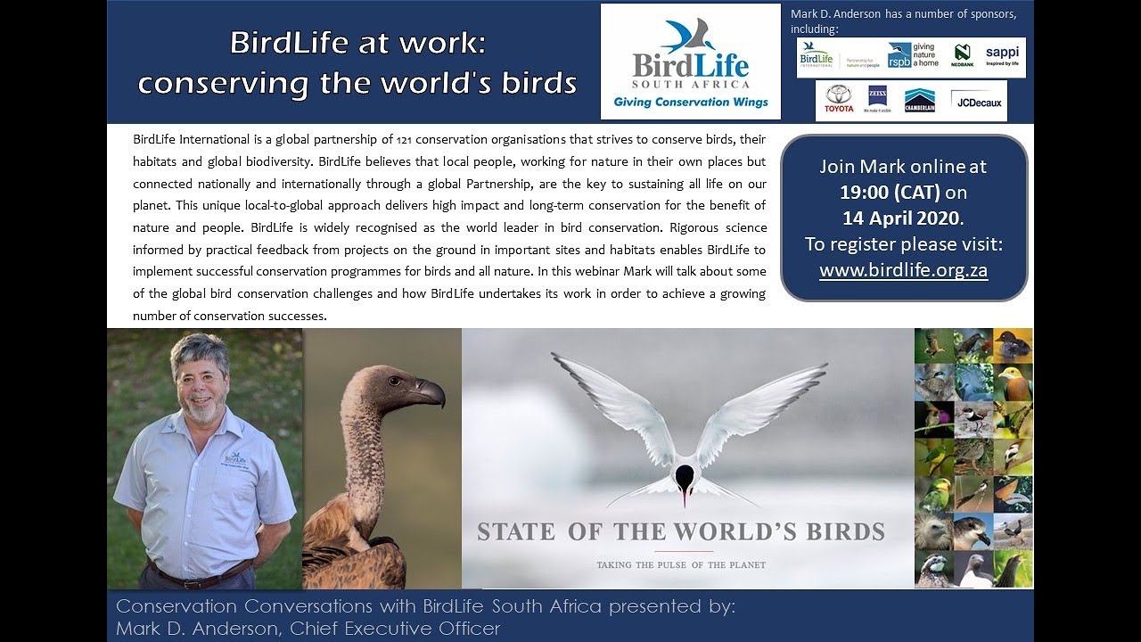 Conservation Conversations - Mark D. Anderson - BirdLife at Work - 14 April 2020