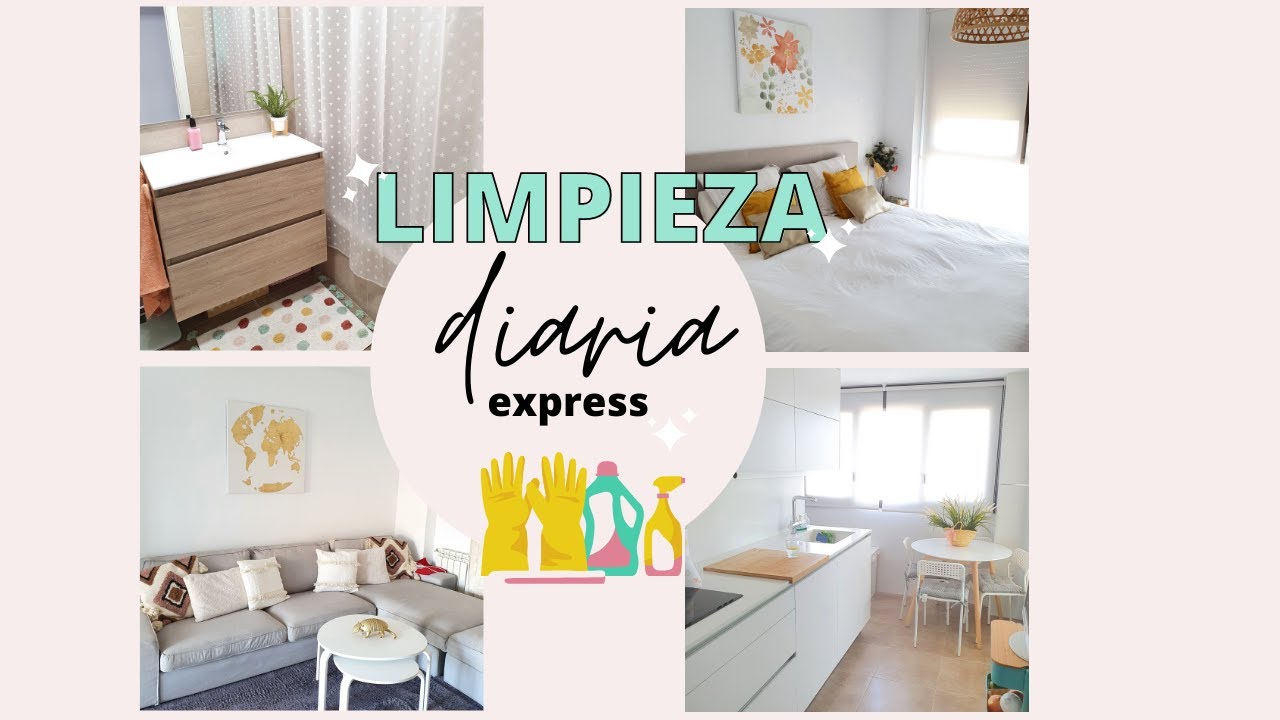 🧹Rutina de LIMPIEZA DIARIA express de la CASA⏰  | TRES CLAVES para limpiar tu casa en 20 minutos