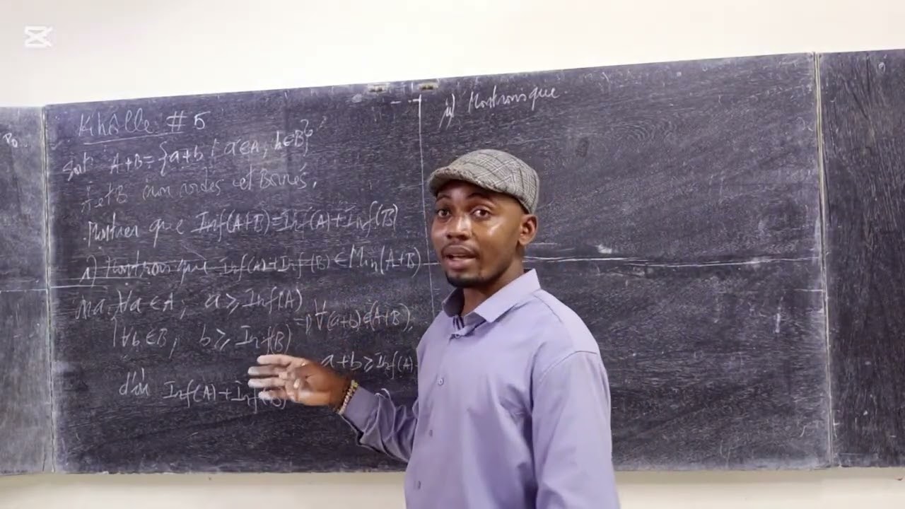 Analyse de la Droite réelle : khôlle #5 #exam 