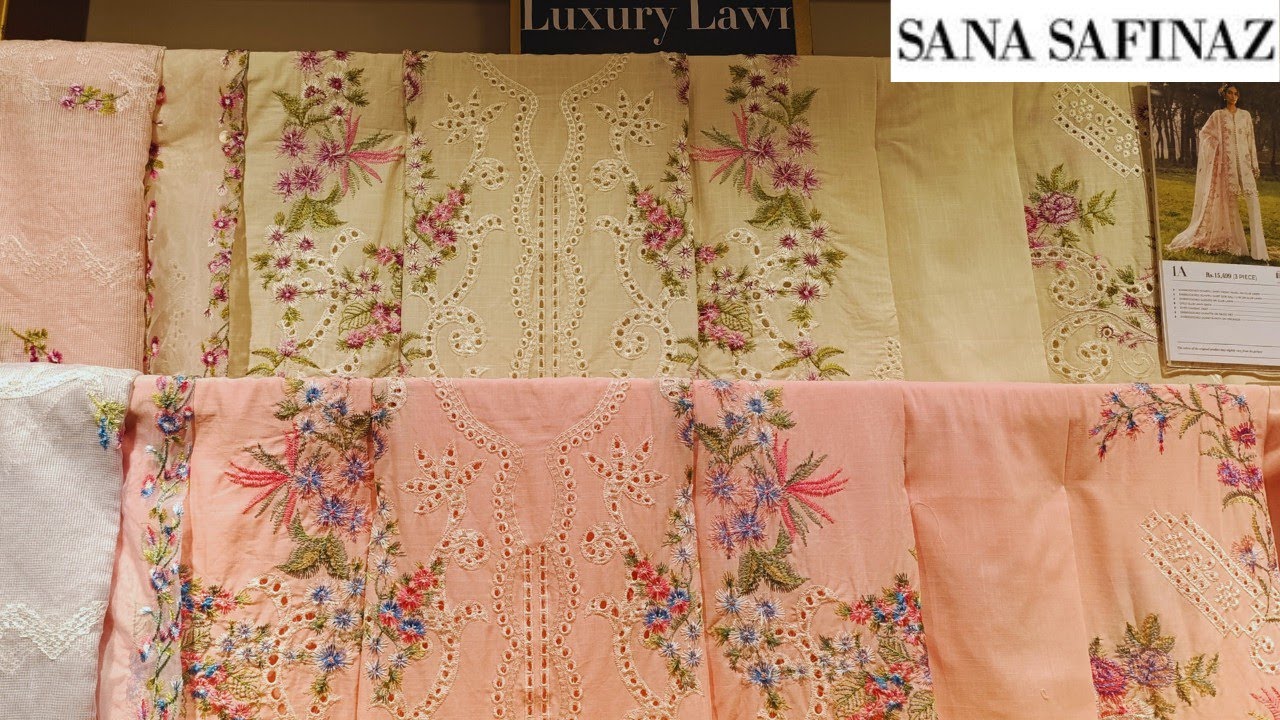 Sana Safinaz New Lawn Luxury 2025 ♥️👌 Sanasafinaz New Summer Collection ♥️📣