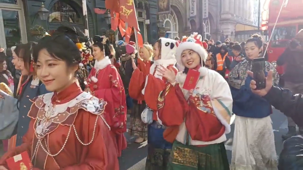 Chinese New Year of the Snake Parade in London 2025 by Ashley Farnham