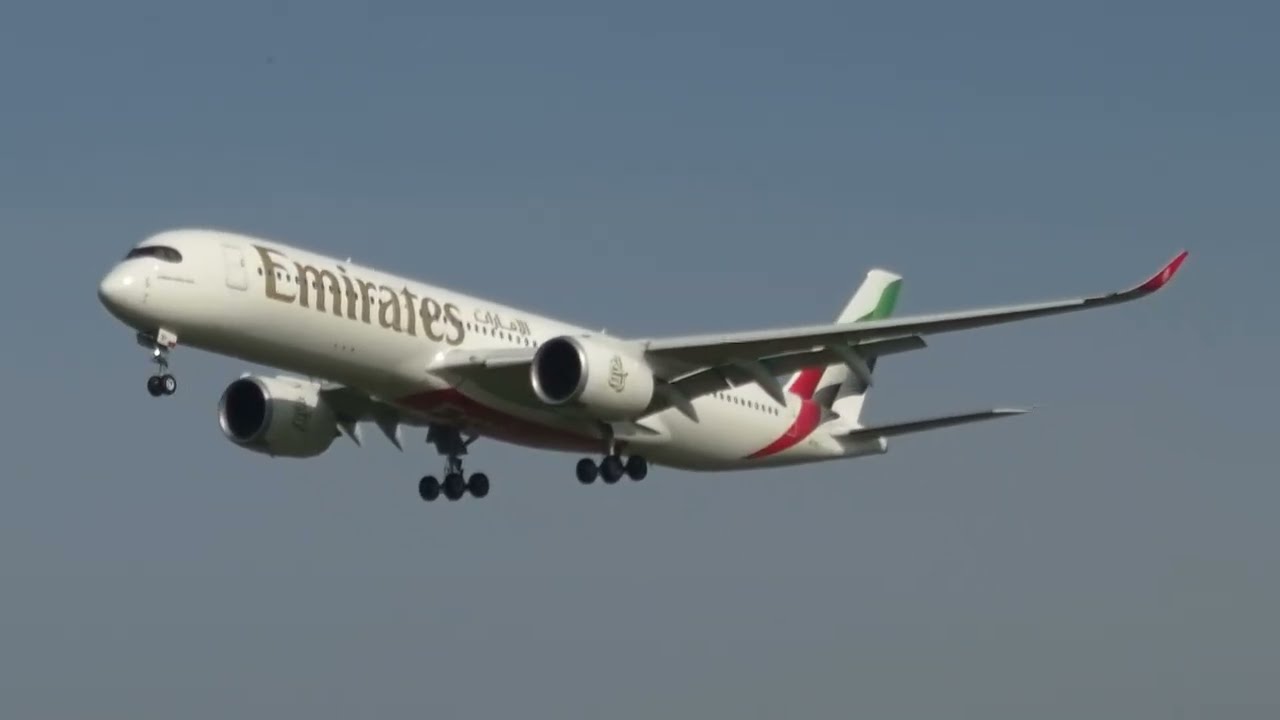 I seen the new Emriates A6-EXIA359 Newcastle Airport UK for @CaliPlanes  #8k [20.03.2026]