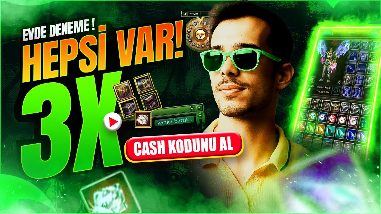 💥 HEPSİNİ DENEDİM! 😱 3X ŞANS OYUNU + CASH KODU 🎁 | Knight Online Pandora | 8. B&ouml;l&uuml;m