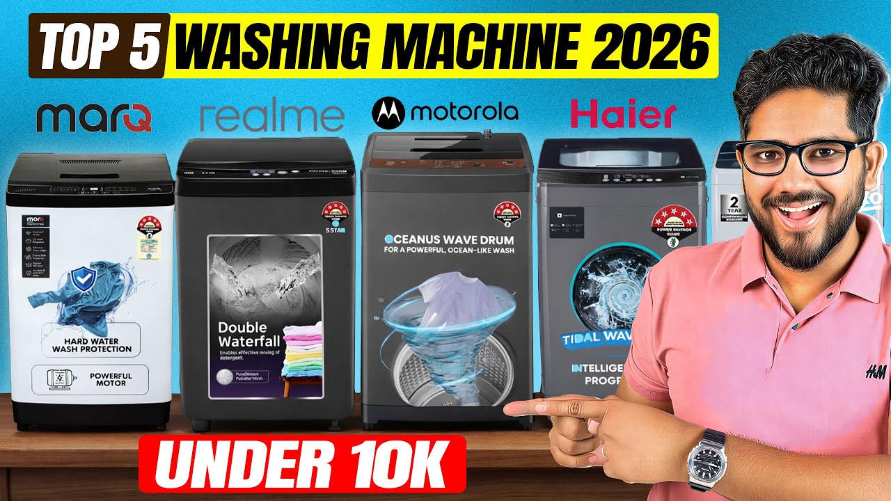 Best Washing Machine 2026 🔥 Haier vs Voltas vs Realme vs Marq vs Motorola 🔥