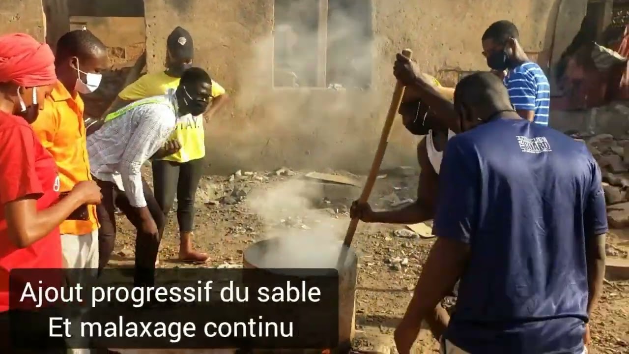 Pavé Écologique fabriqué par les Étudiants de UJNK. Environnement et Biodiversité