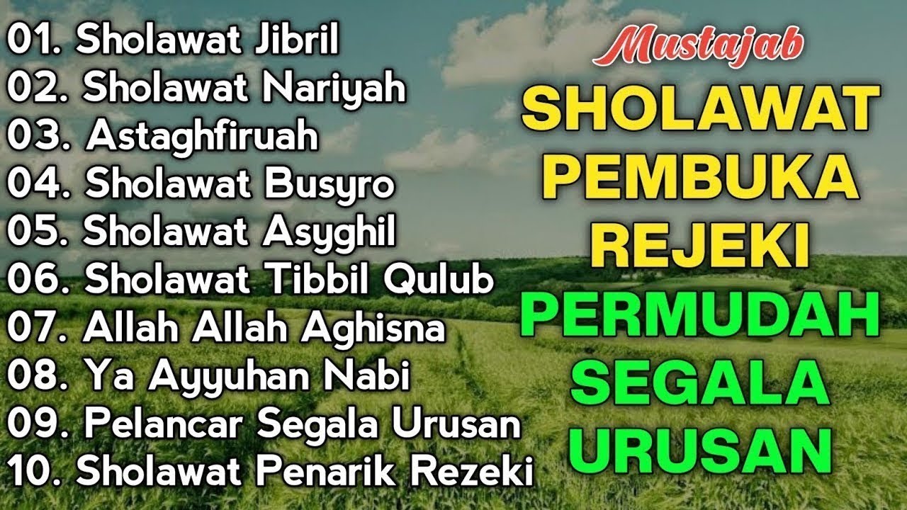 SHOLAWAT NABI PENARIK REZEKI PALING MUSTAJAB | Sholawat Jibril, Nariyah | SHOLAWAT TERBARU 2026
