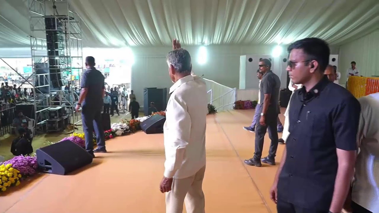 Hon’ble CM of AP Shri Nara Chandrababu Naidu Address the Public Meeting at Markapuram