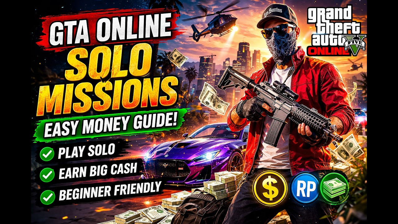 GTA Online Solo Missions That Pay BIG (No Team Needed)