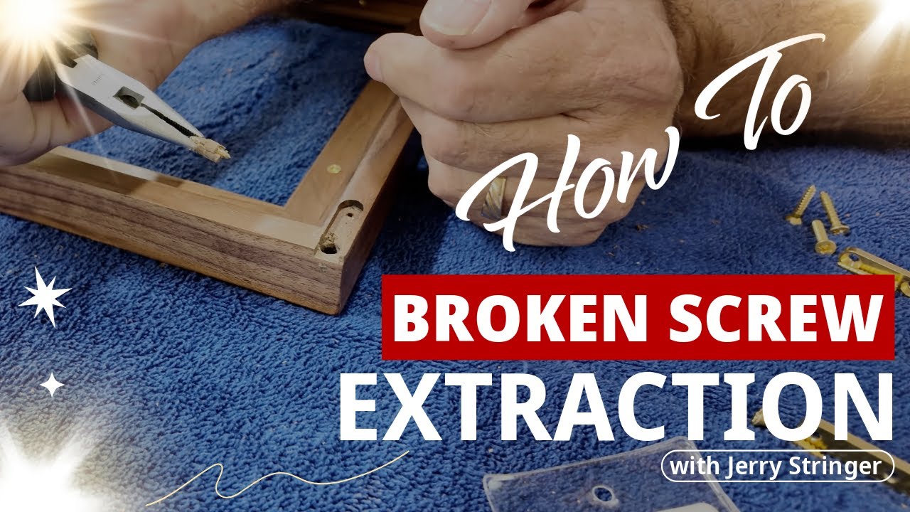 Remove Broken Screws LIKE A PRO with This Simple Trick - SHADOW BOX REPAIR