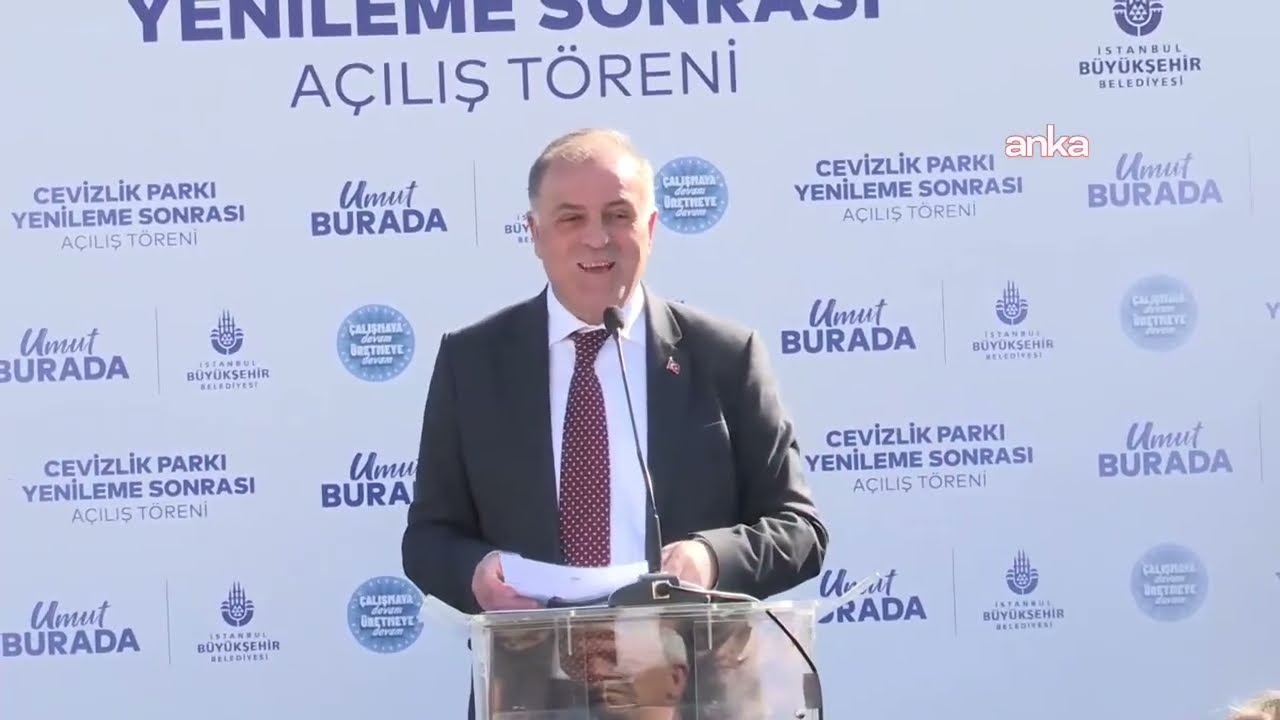İBB Başkan Vekili Nuri Aslan, Cevizlik Parkı açılış töreninde konuşuyor / İstanbul #Canlı