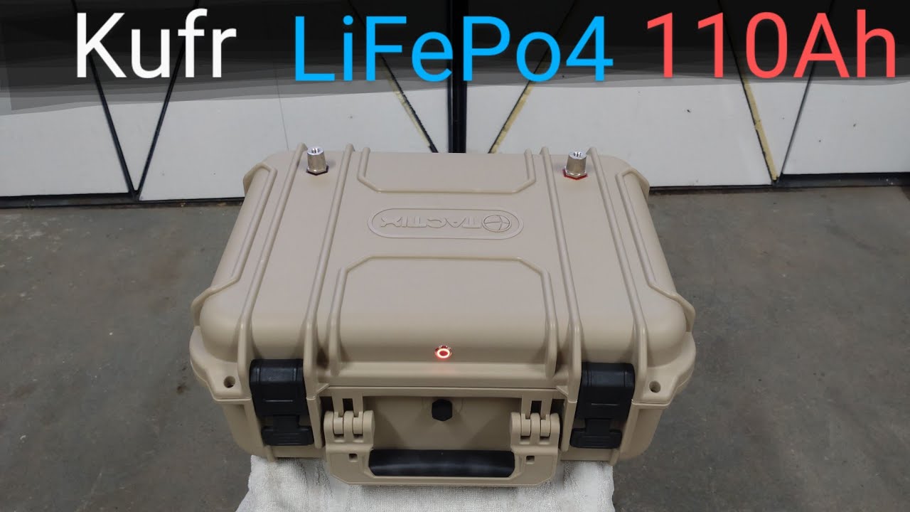 Powerbanka - kufr 12,8V LiFePo4 110Ah 1,4kWh