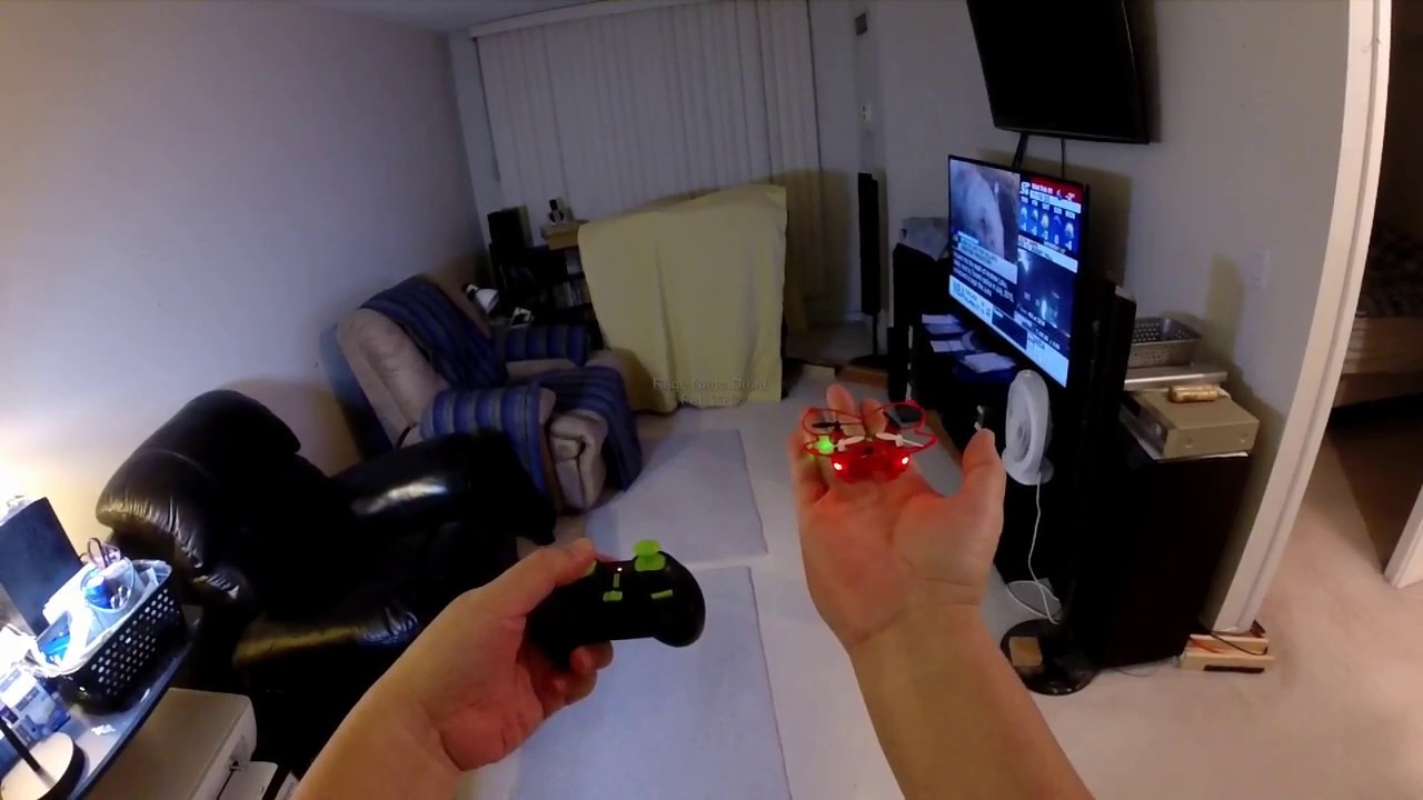 Rage Nano Drone hand launch and catch