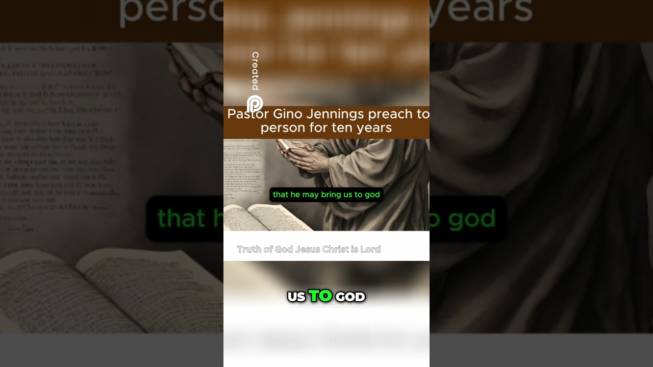 1 Peter 3 18  Jesus Brings Us to God!
