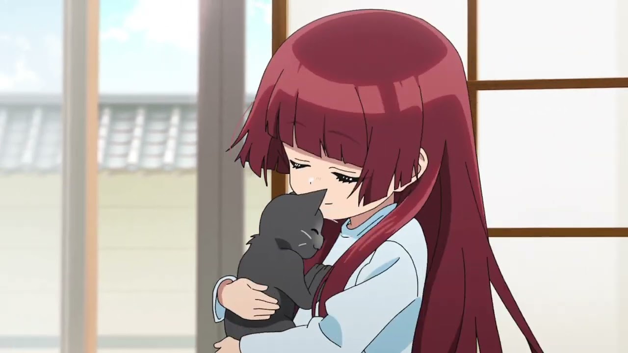 Yaeka pretends to be a cat to beg ~ Kumichou Musume to Sewagakari Ep 3