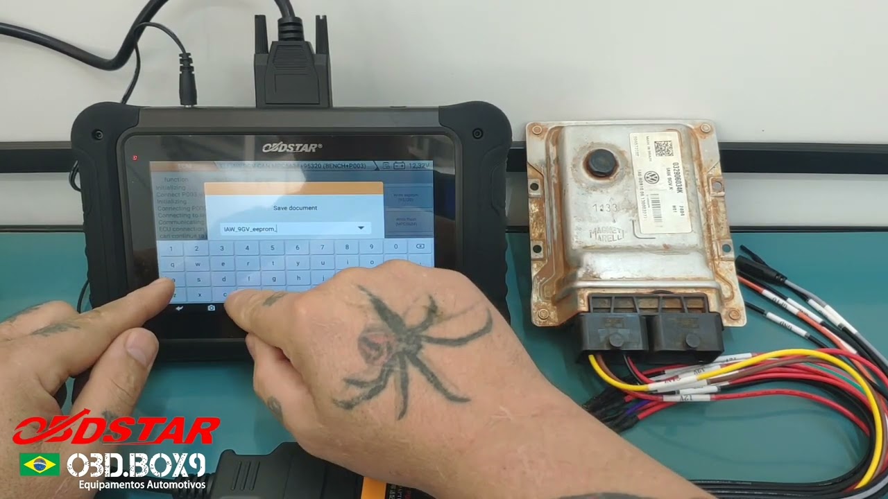 Clonagem e como extrair os arquivos da ECU IAW9GV com ObdStar DC 706 Full