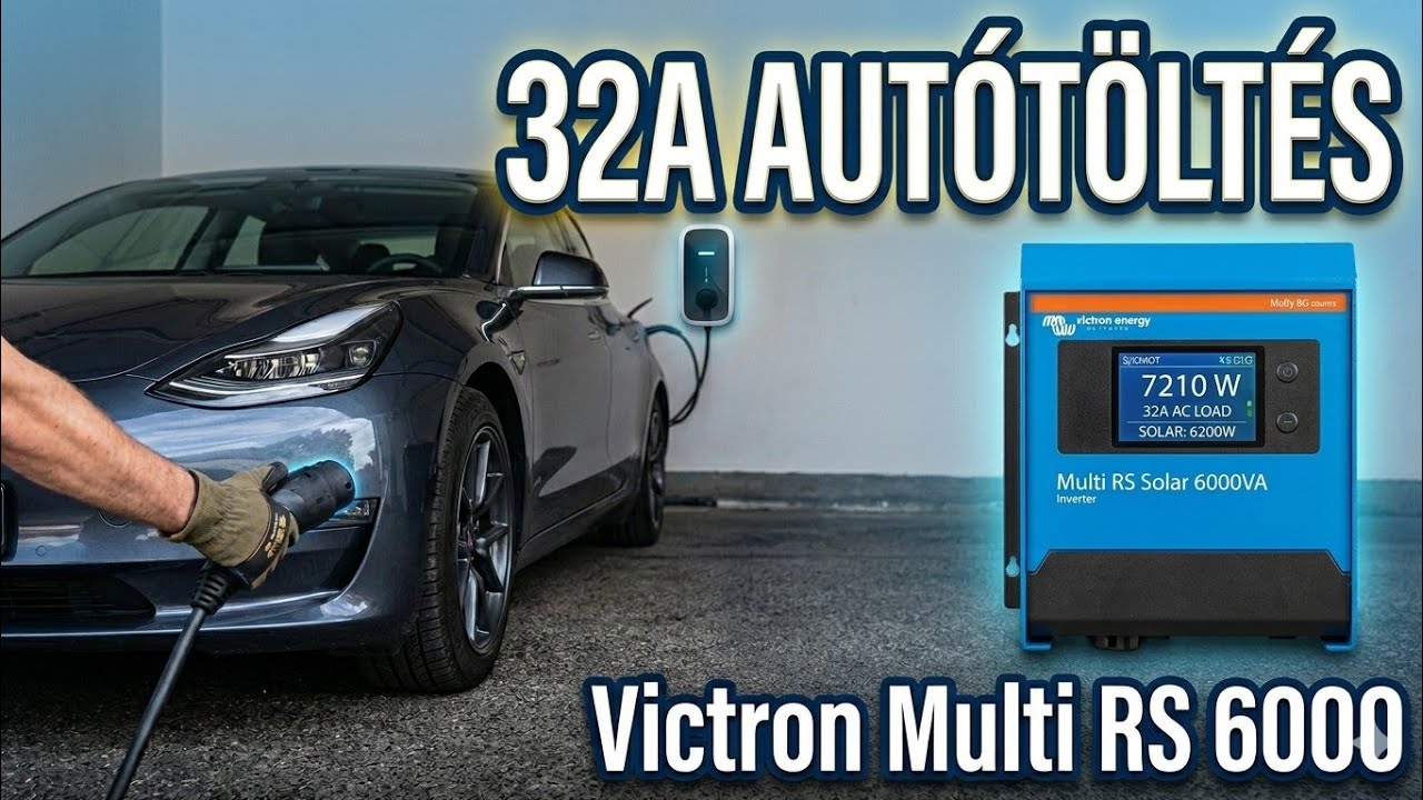 EV töltés 7kw-al? Multi RS 6000 trükk + óra leolvasás
