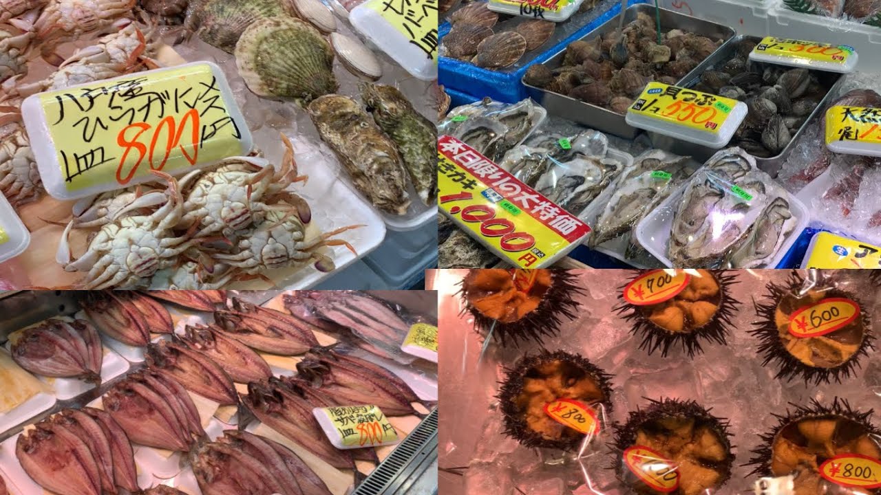 BIGGEST SEAFOOD MARKET IN AOMORI,HACHINOHE JAPAN #aomori #foodtrip #japanadventure