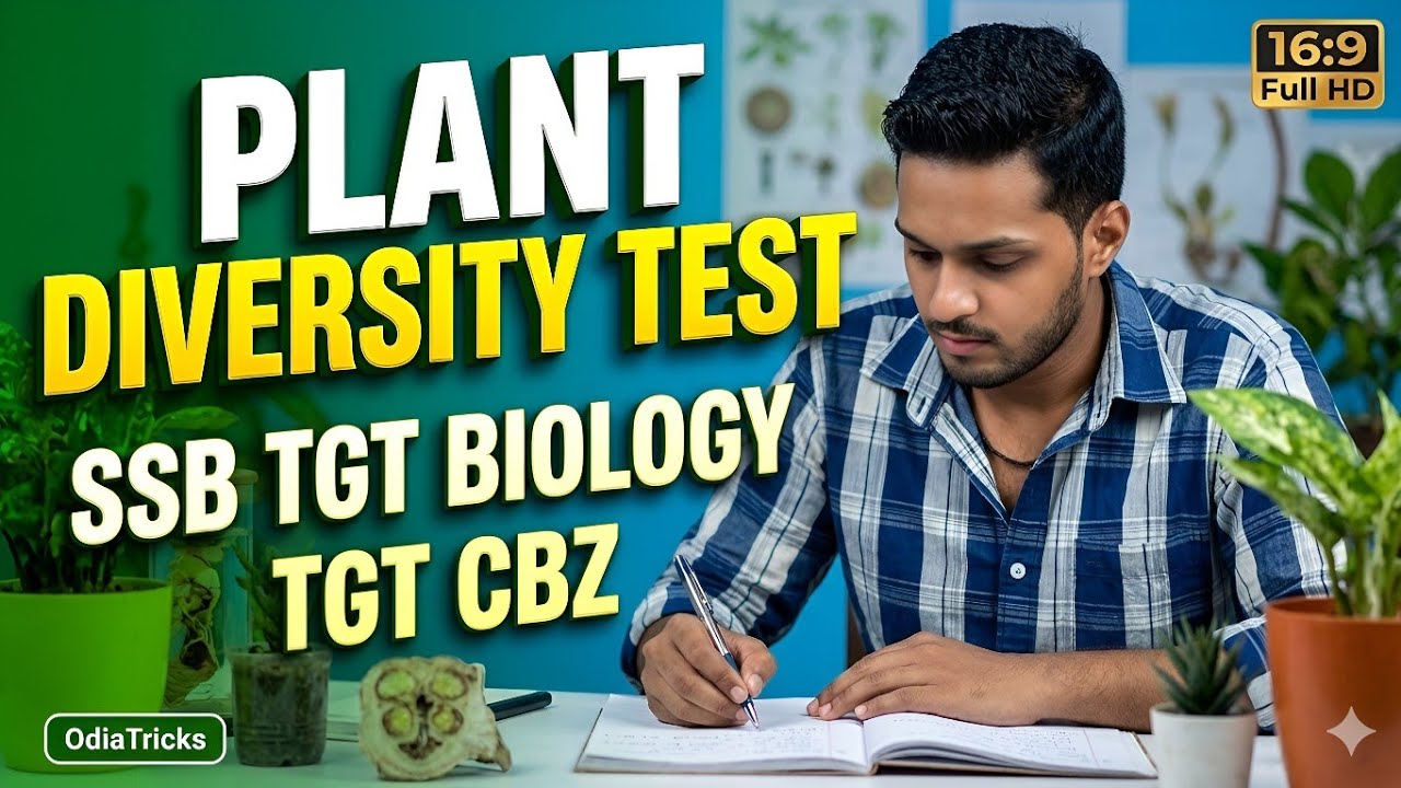 Plant kingdom Test - SSB TGT BIOLOGY - TGT SCIENCE CBZ 
