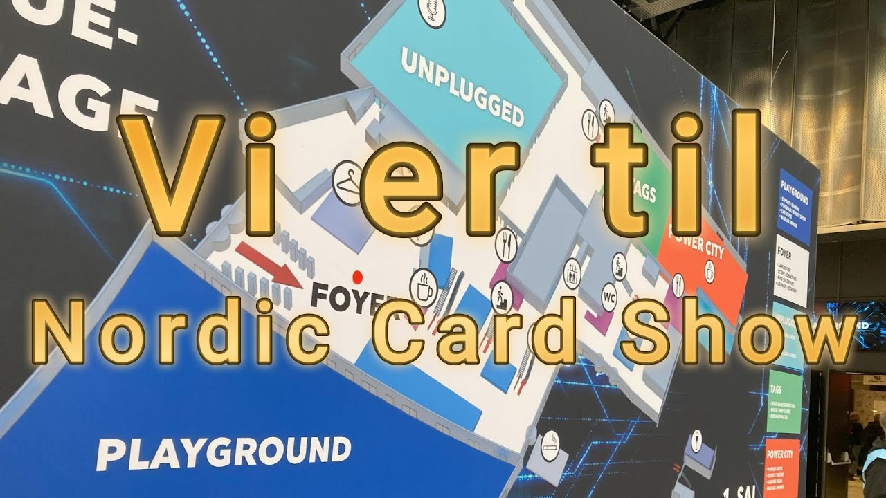 Vi er taget til Nordic Card Show