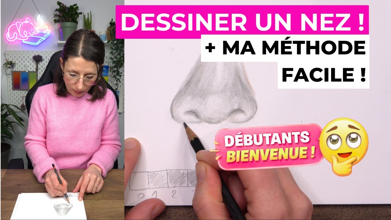 Comment dessiner un nez facilement et débuter le dessin