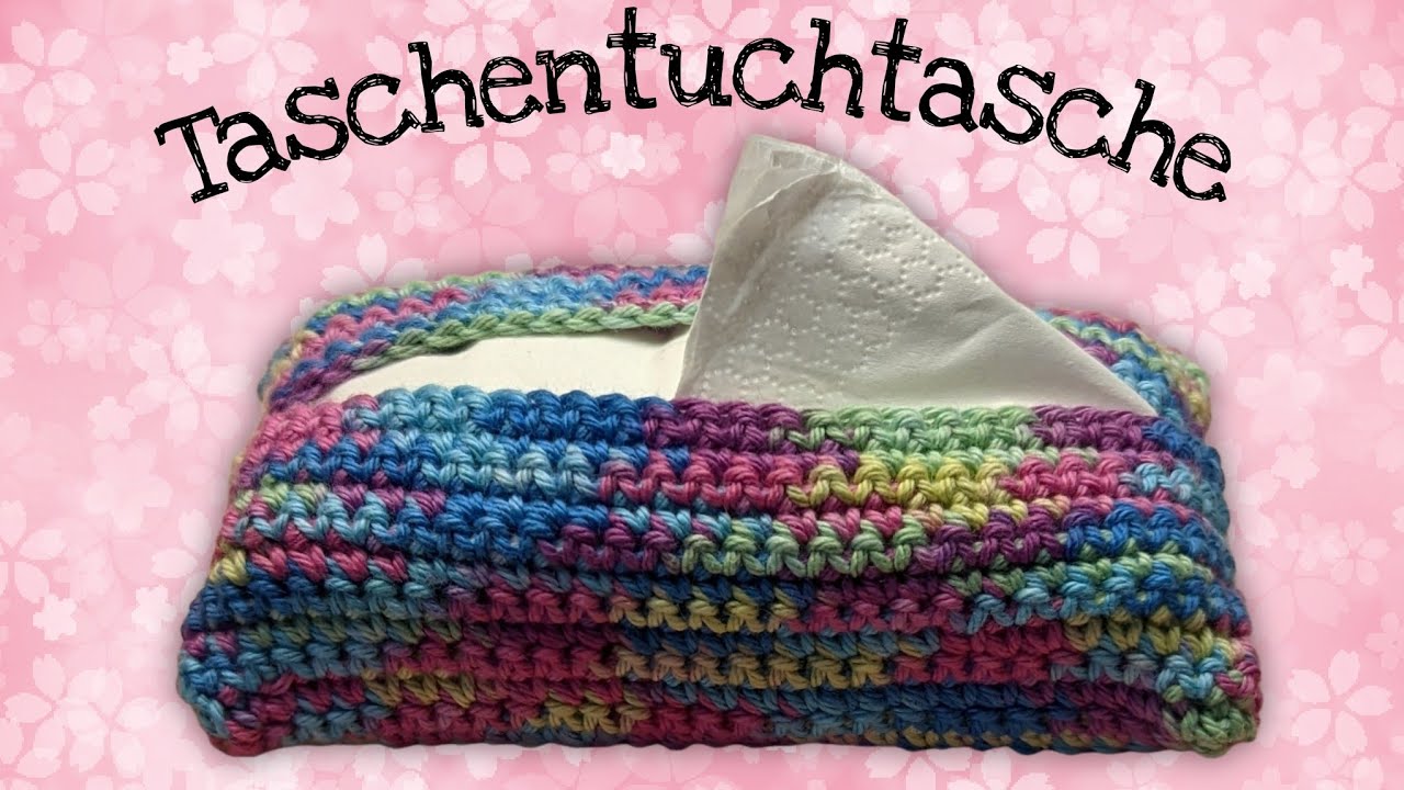 Taschentuchtasche häkeln🧶 schnelles Projekt für zwischendurch Ideal für Wollreste 💗
