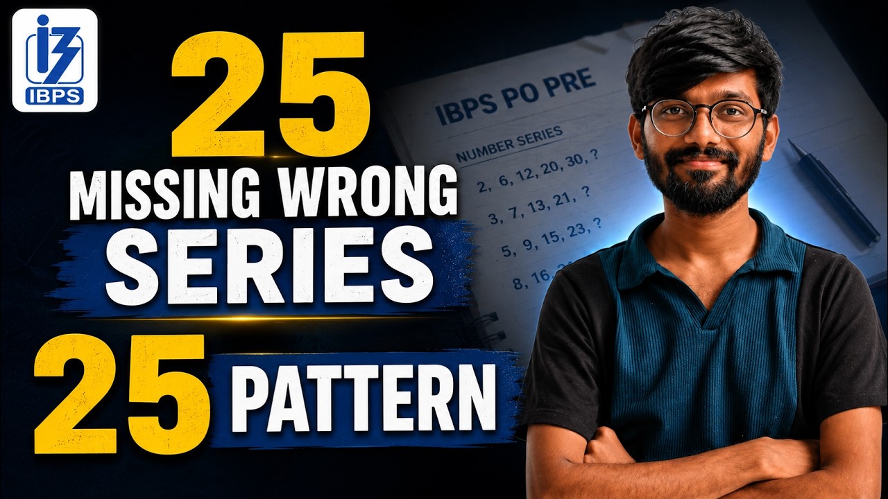 Most Expected Top 25 Number Series Patterns in IBPS PO 2026 📈
