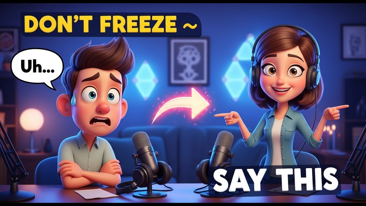Stop Freezing in English 😰 | Learn Natural English Reactions