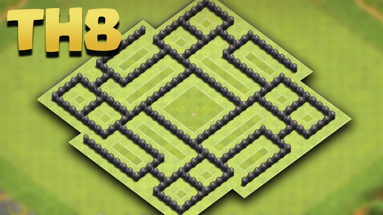 Town Hall 8 (TH8) UPDATE Farming Base [Pingfao Style 2016] + Replays