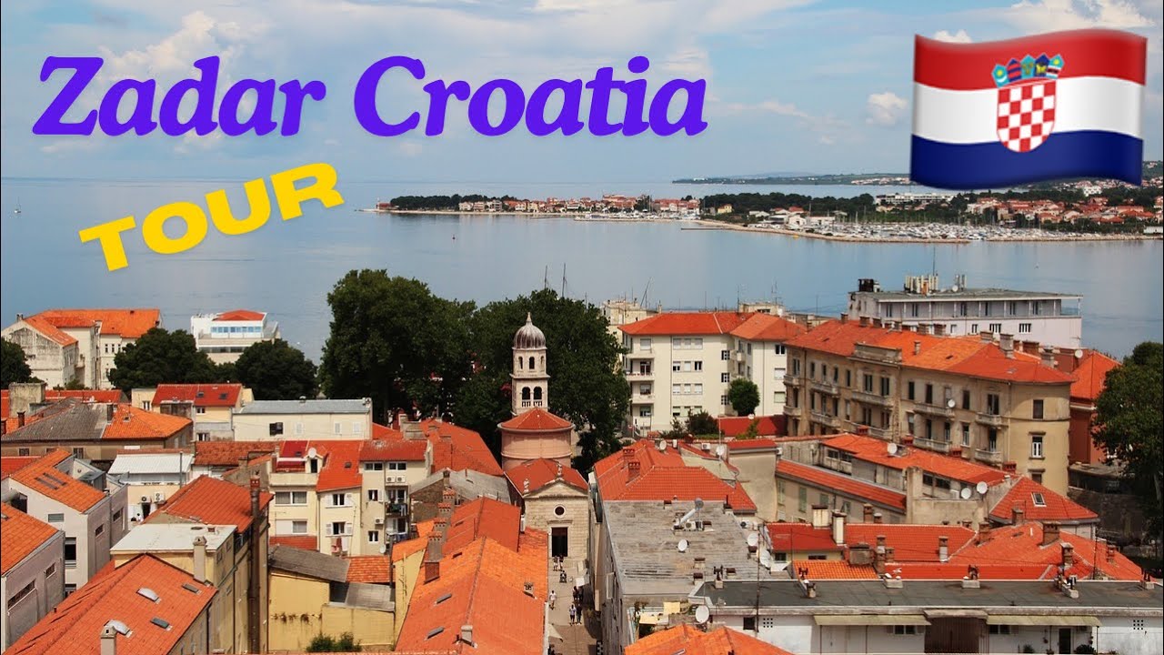 ZADAR city walking Tour Croatia 🇭🇷