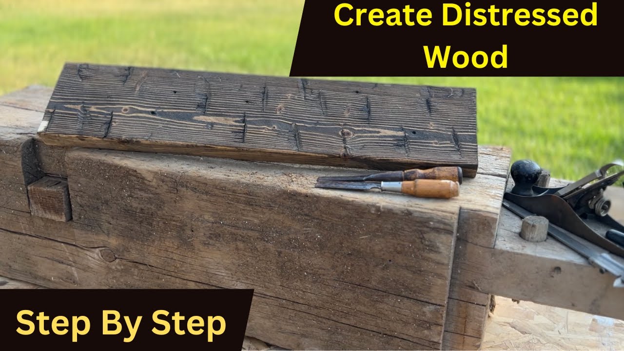 Super Easy Way To Distress Wood