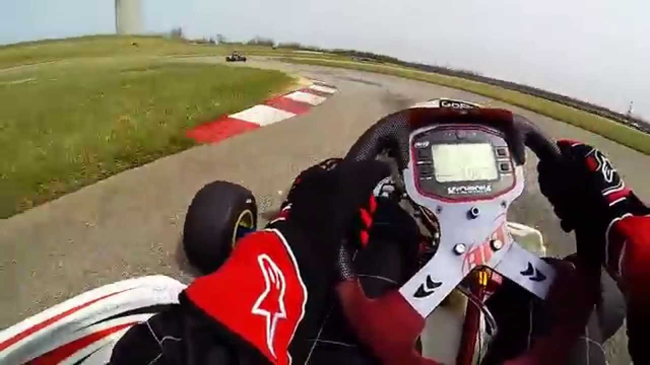 Kart Practice @ Pitt Race 4-18-14. Yamaha KT100 on Birel Chassis - GoPro Hero 3 Black