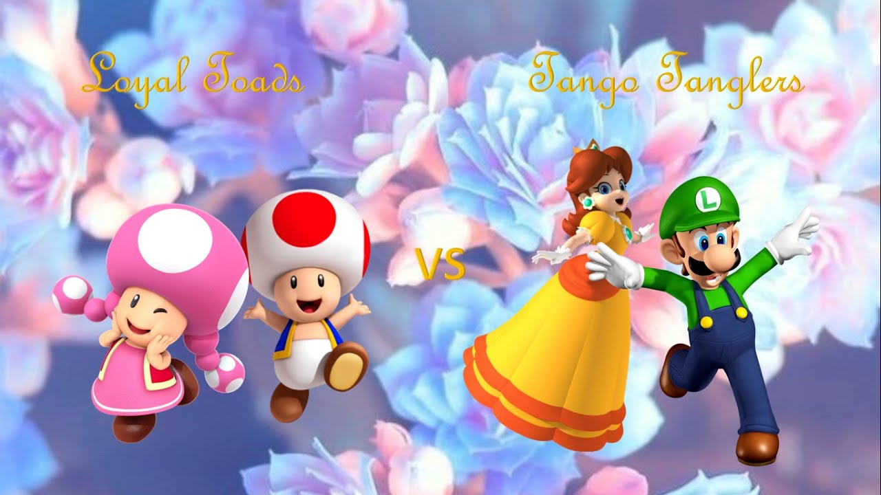 Mario Tennis Aces - Toadette and Toad vs Luigi and Daisy (Loyal Toads vs Tango Tanglers)