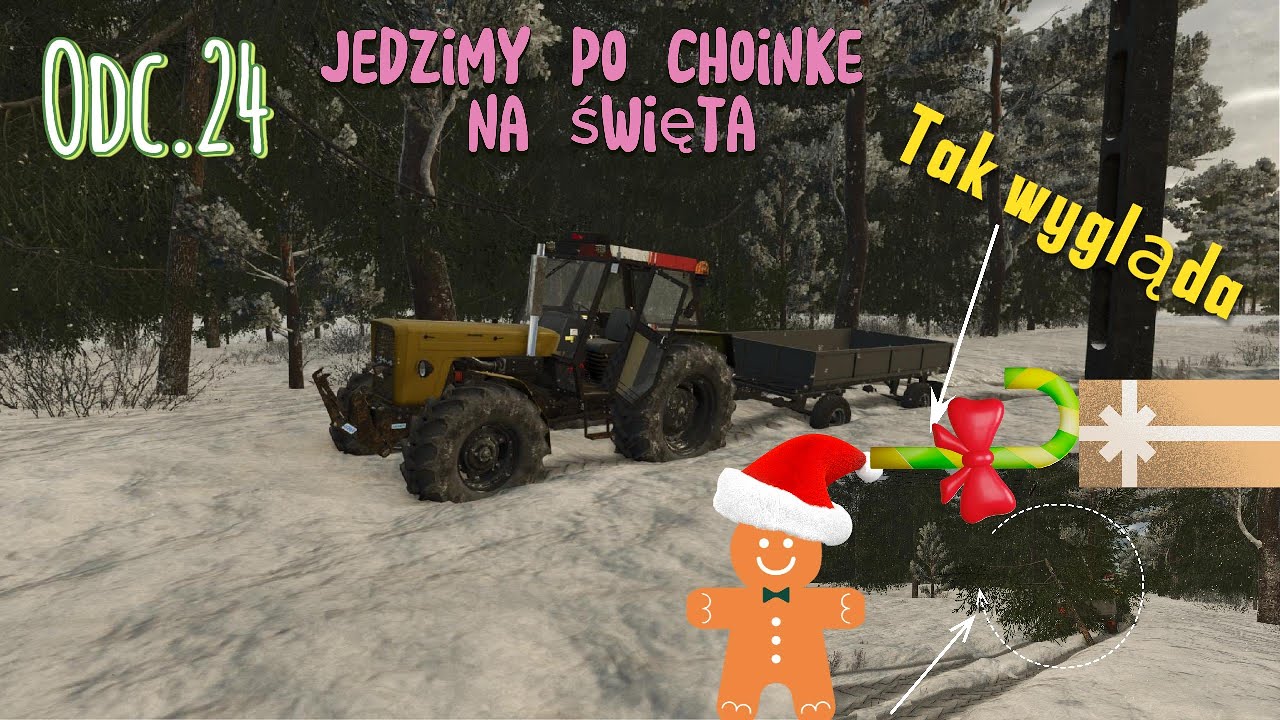 Jadę po choinkę na święta, a rembak się zepsuł! (odc.24) Nowe życie na wsi [FS25]
