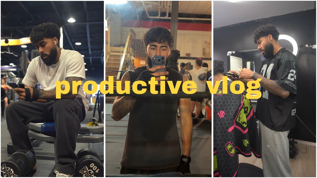 gym, boxing, & being a barber | vlog
