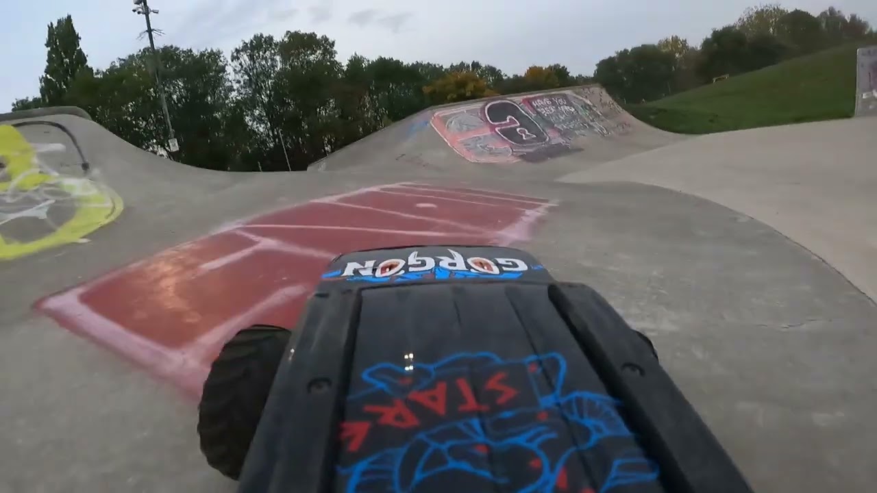 Arrma Gorgon Onboard Skate Park Run