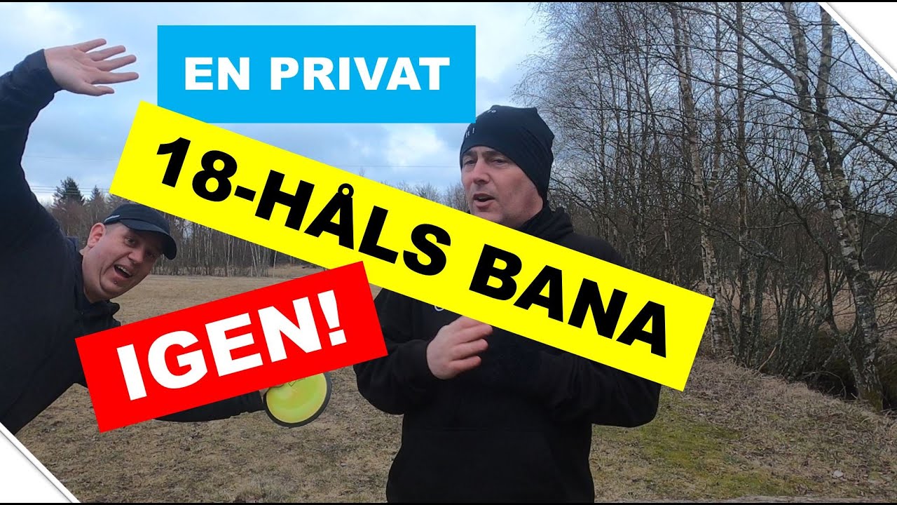 Vi testar en privat 18-håls bana.