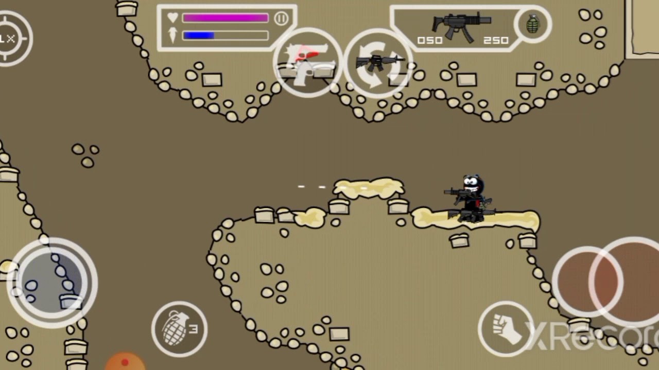 Best video of mini militia mod 🔥🔥 by double gun