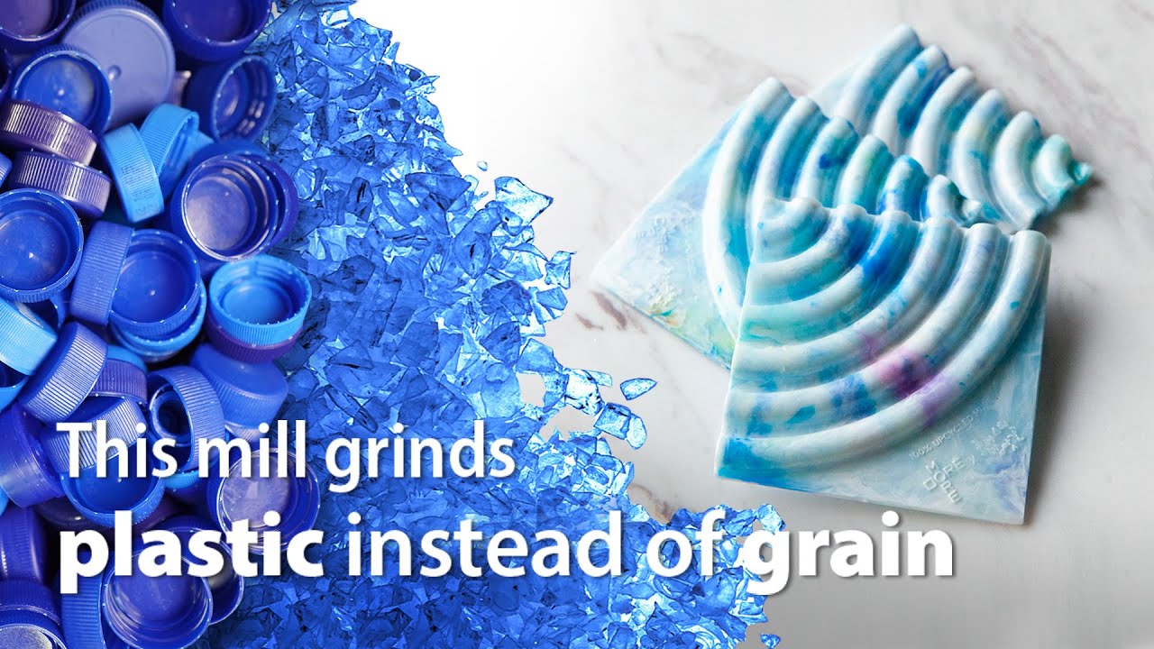 This mill grinds plastic instead of grain