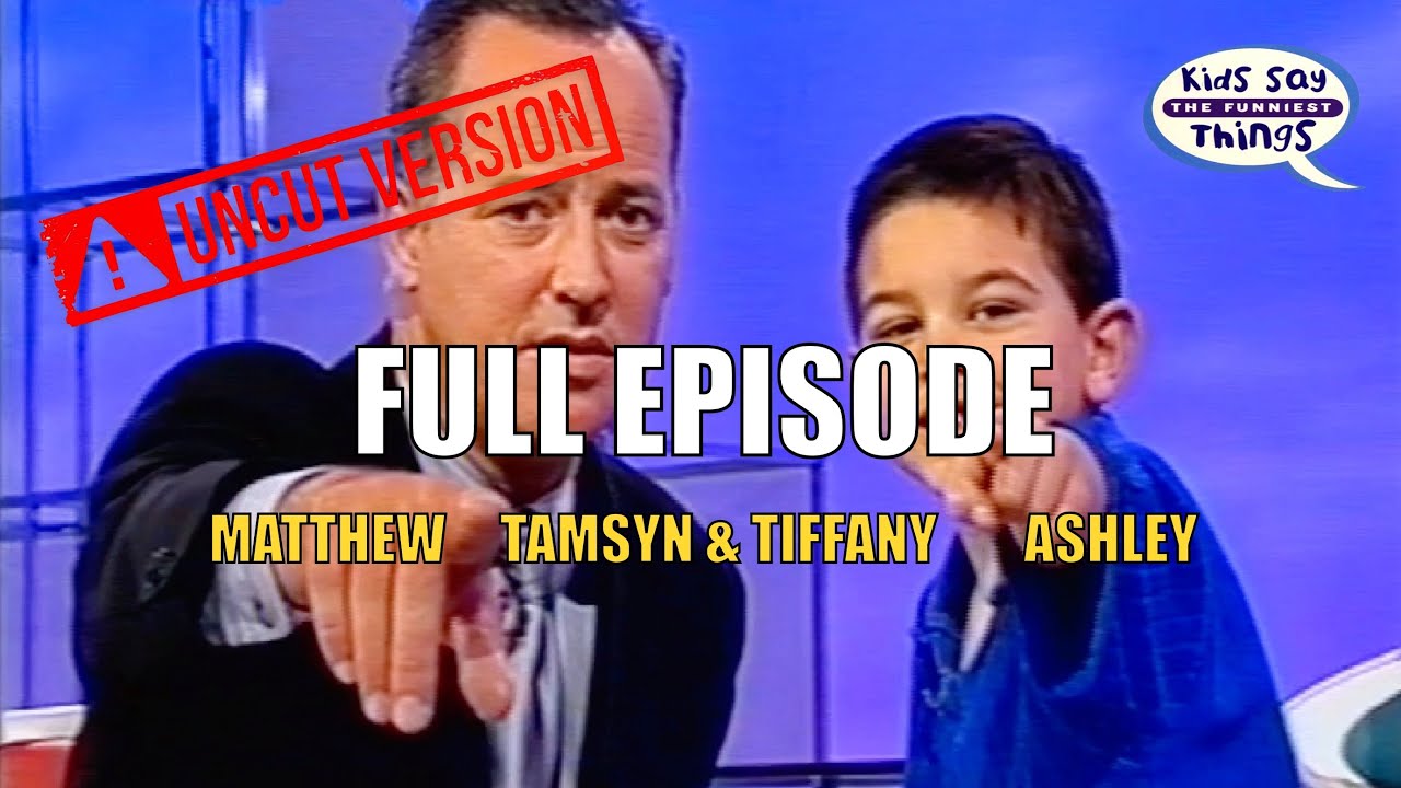 KIDS SAY THE FUNNIEST THINGS - UNCUT - Michael Barrymore FULL EPISODE - Tiffany & Tamsyn, Ashley