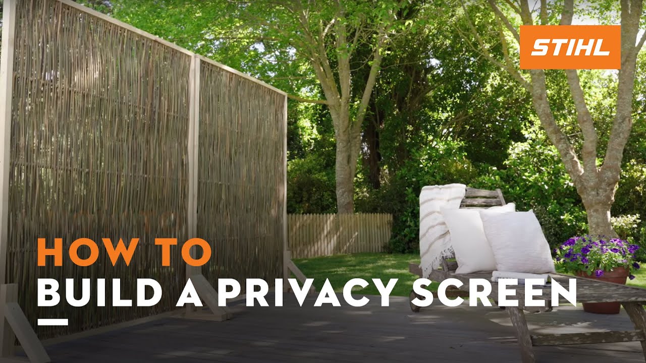 How to build a privacy screen | STIHL DIY