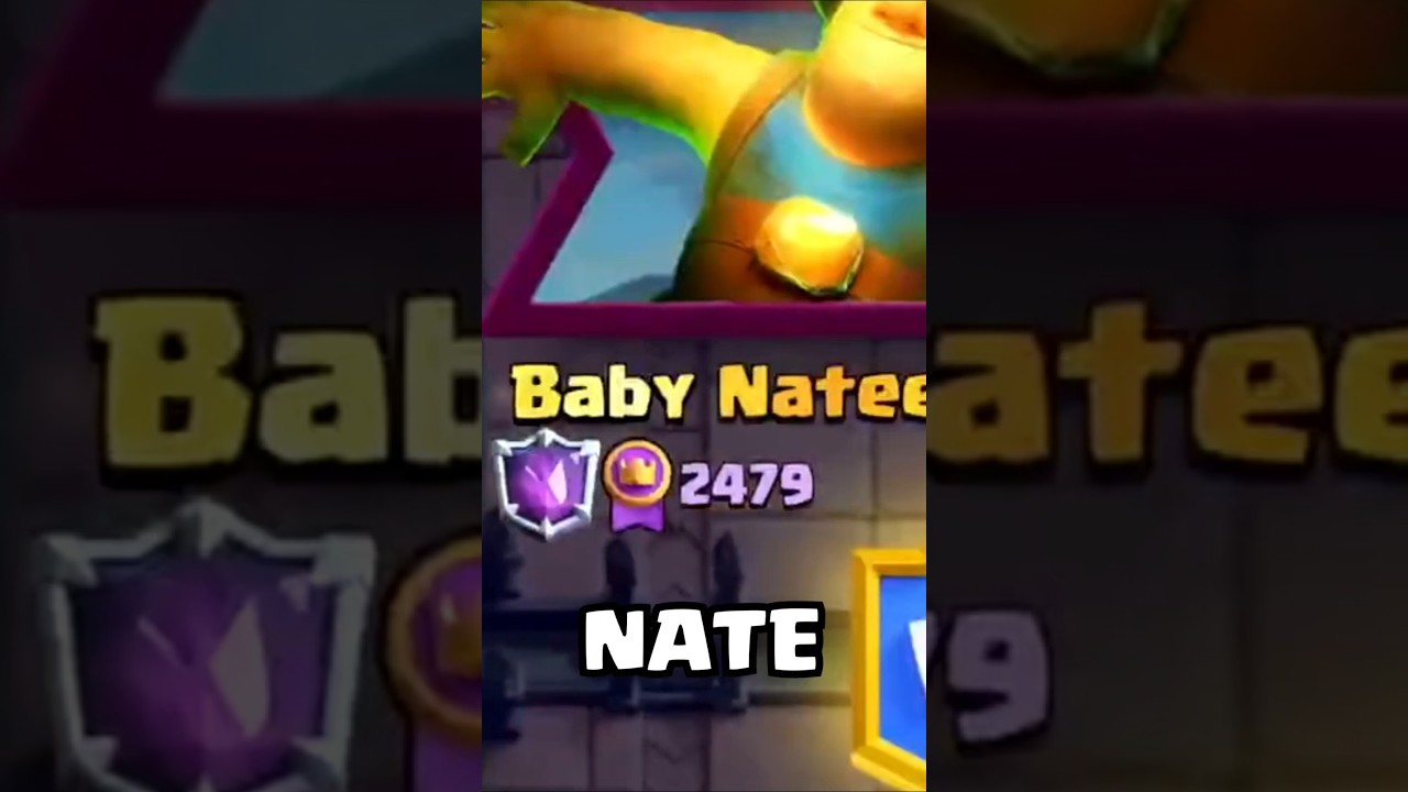 Vs Baby Nate 🏅 #supercell #clash #clashroyale #clashroyalememes #clashroyalepro #clashsquqd #fyp