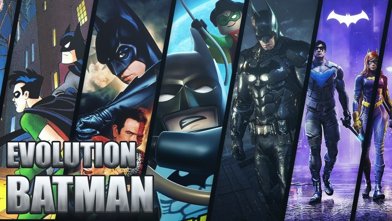 Evolution of BATMAN games (1986-2022)