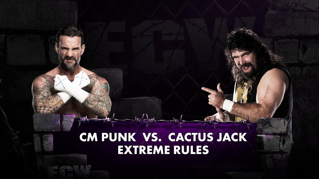 CM Punk Vs Cactus Jack | ECW - WWE 2K26