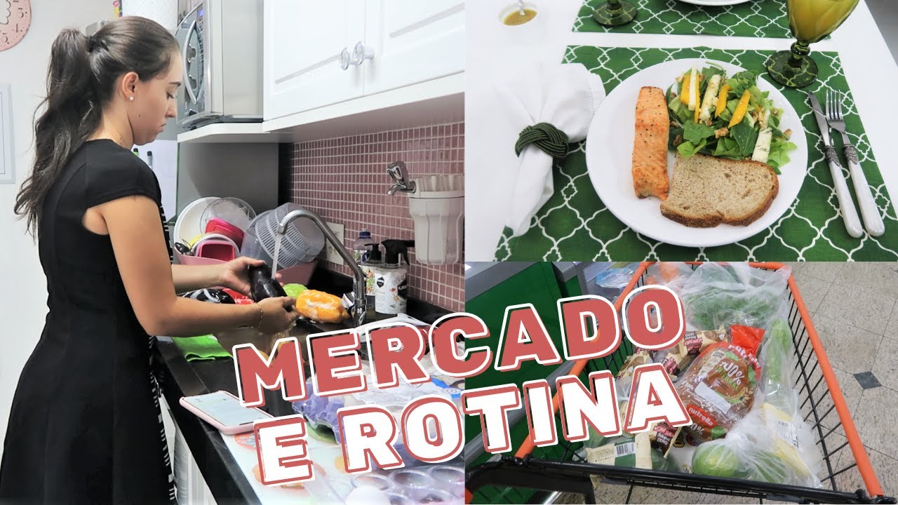 MERCADO E FEIRA DA SEMANA, JANTINHA E ROTINA!