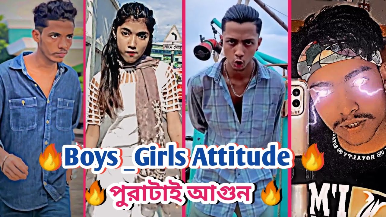 Boys🔥 Girls Attitude tiktok video || Gangster attitude tiktok video || viral tiktok videos
